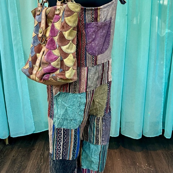 Kathmandu Multicolor Patchwork Pants - Picture 4 of 6